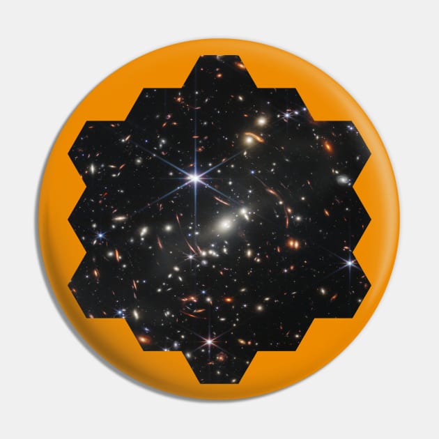 James Webb Space Telescope First Image SMACS 0723 hexagonal shaped cut design Pin by Brasilia Catholic