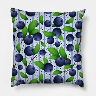 Blueberries pop Pillow