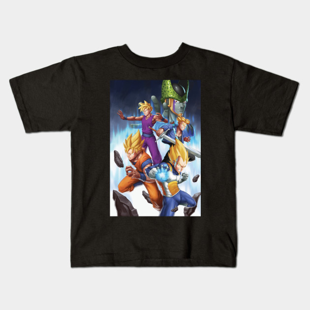 Dragon Ball Z Cell Saga Dragon Ball Kids T Shirt Teepublic