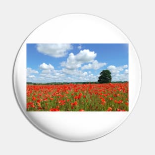 Poppy Field Pin