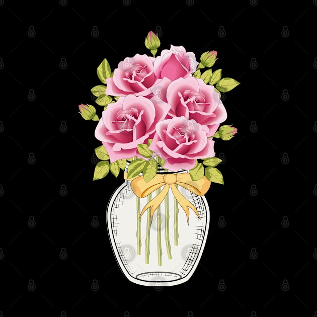 Roses In A Jar by Designoholic