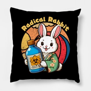 Chemistry Bunny rabbit Pillow