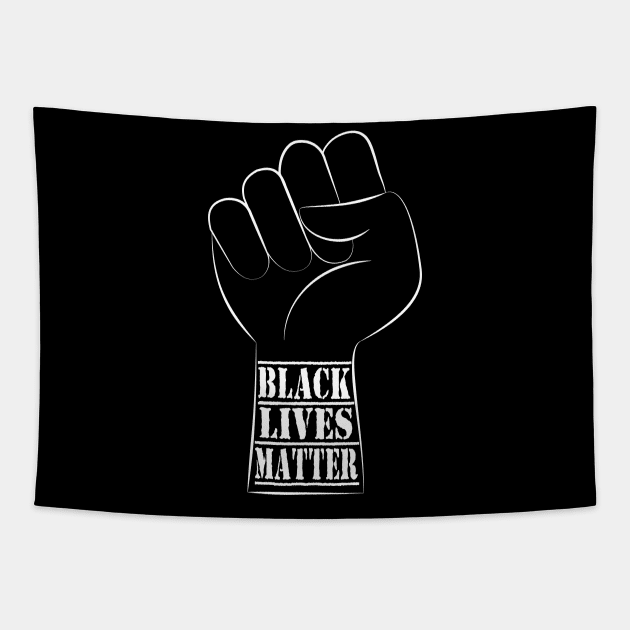 Black Lives Matter Tapestry by DQDesigns By Chele