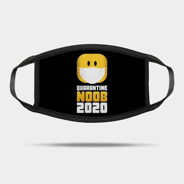 Roblox Quarantine Noob 2020 Roblox Mask Teepublic Au - roblox quarantine noob 2020 roblox sticker teepublic