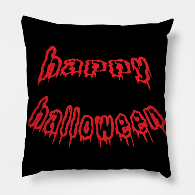 happy halloween Pillow by khadkabanc