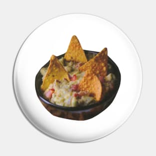 Nachos Photo Art Pin