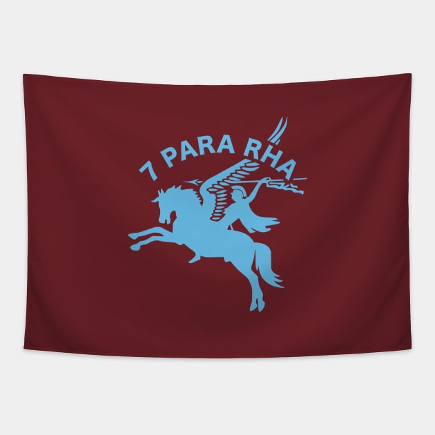 7th Parachute Regiment Royal Horse Artillery Tapestry by Firemission45