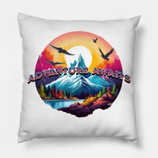 Adventure Awaits Pillow