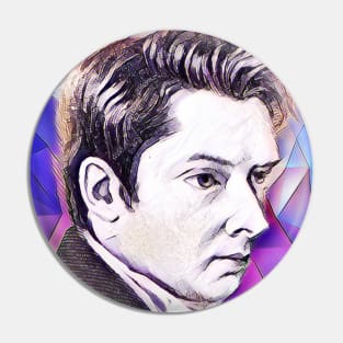 William Hazlitt Pink Portrait | William Hazlitt Artwork 8 Pin