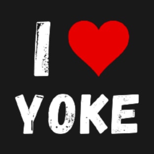 I love Yoke - I heart Yoke T-Shirt