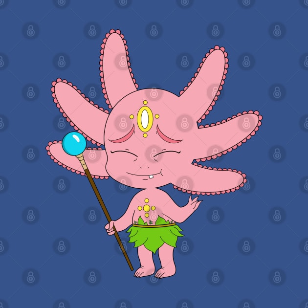 The Axolotl Elder Redraw (2021) by garciajey