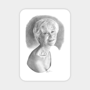 HELEN MIRREN illustration Magnet