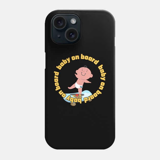 baby on board Phone Case by zzzozzo