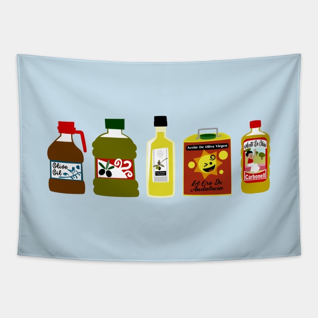 Olive Oil Tapestry by soniapascual