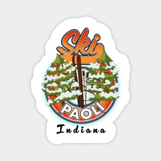 Paoli Indiana USA ski logo Magnet