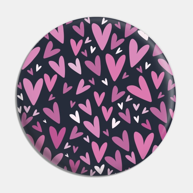 Valentine pink hearts Pin by Valeria Frustaci 