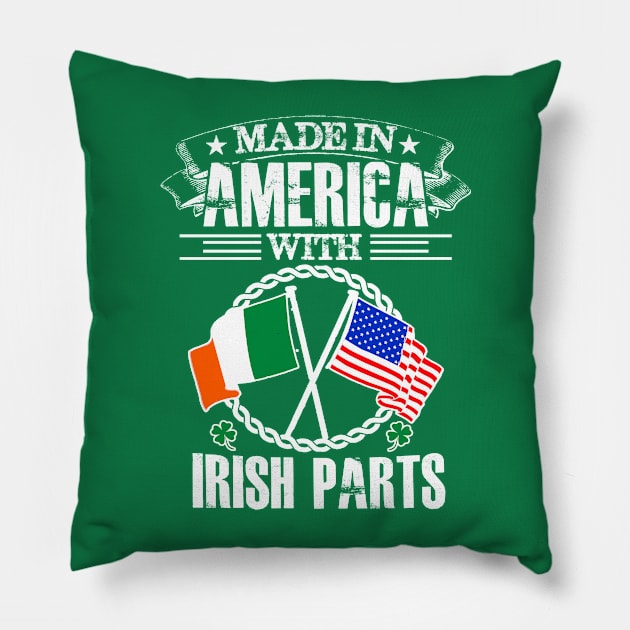 Irish American Pillow by Hudkins