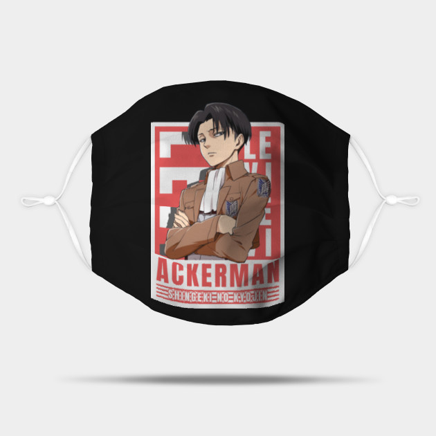 Levi Ackerman Attack On Titan Mask Teepublic Levi Ackerman Attack On Titan Mask Teepublic