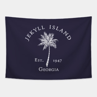 Jekyll Island Georgia Vintage Palm Old Style Tapestry