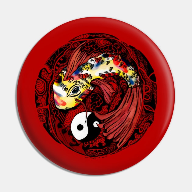 Koi Of Balance Red Edition Pin by kenallouis