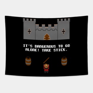 It's dangerous to go alone! Take stick! Tapestry