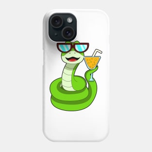 Snake with Drink Phone Case