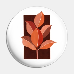 Abstract Leaves III Pin