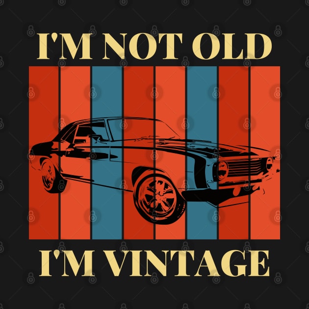 I'm Not Old I'm Vintage by PatBelDesign