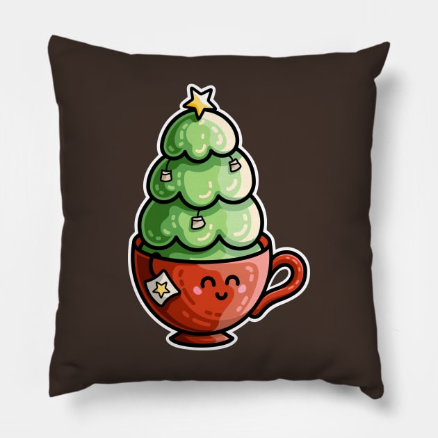 Christmas Tea Pillow by freeves