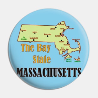 Massachusetts Map Pin