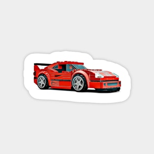 F40 Brick Cartoon Magnet