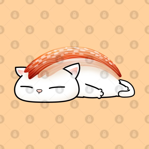 Chubby Cat Kani Sushi by Takeda_Art