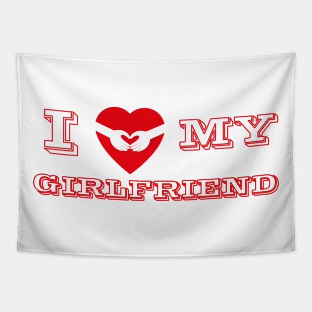 I love my girlfriend Tapestry by Eric Okore