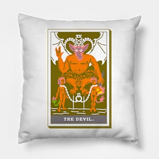 XV - The Devil - Tarot Card Pillow