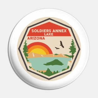 Soldiers Annex Lake Arizona Colorful Pin