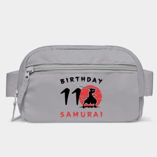 I am 11 Years Old Birthday Bday Party Gift 11th Little Ninja Samurai Japanese Warrior Bag