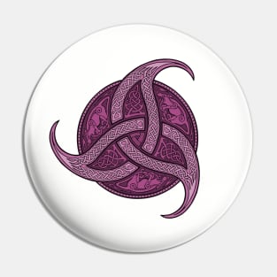 Trinity Knot - Pink Pin