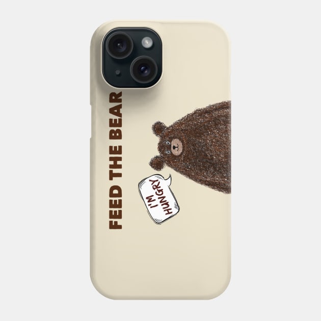 Feed the Bear Phone Case by JasonLloyd