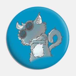 Cool cat Pin