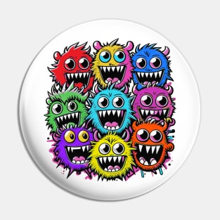 We are very cute little monsters Pin