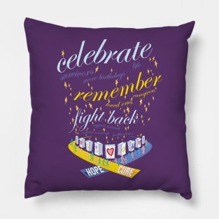 Fight Cancer - Relay for Life Luminaria III Pillow