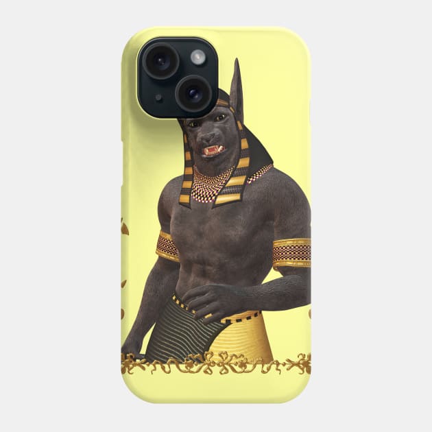 Anubis the egyptian god Phone Case by Nicky2342