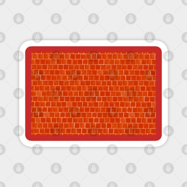 Brick Wall Design Magnet by DamLas