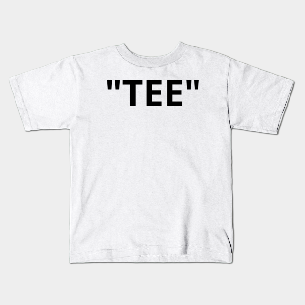 off white t shirt kids