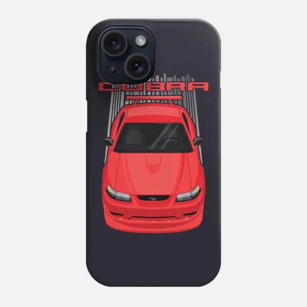 Mustang Cobra R 2000 - Red Phone Case by V8social