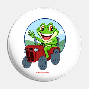 Tractor Critters Frog Pin