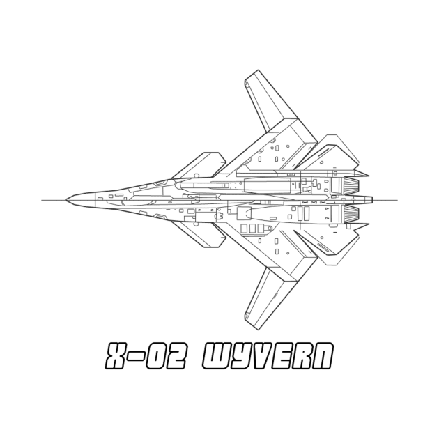 X-02 Wyvern Concept Jet (black) by Big Term Designs