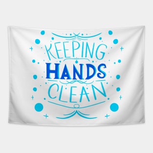 Keeping hands clean Tapestry