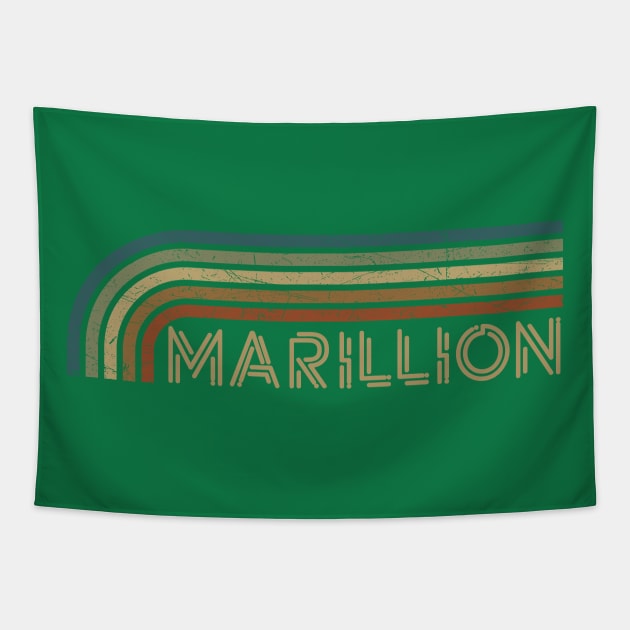 Marillion Retro Stripes Tapestry by paintallday