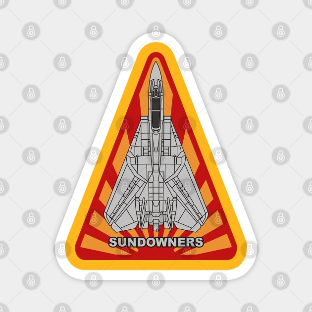 F14 Tomcat - VF111 Sundowners Magnet by MBK